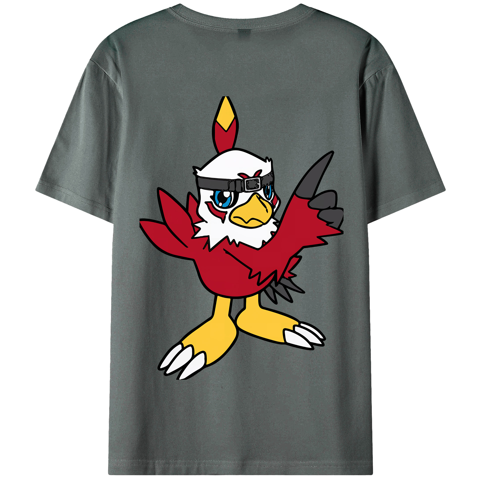 （画像用） Digimon デジタルモンスター/デジモン 綿100％半袖Tシャツ（背面プリント）